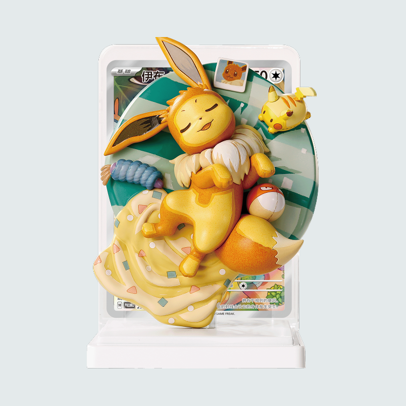 pokemon Chinese Exclusive Dream Drawing Vol.3 Eeveelution Figure Set Blind Box